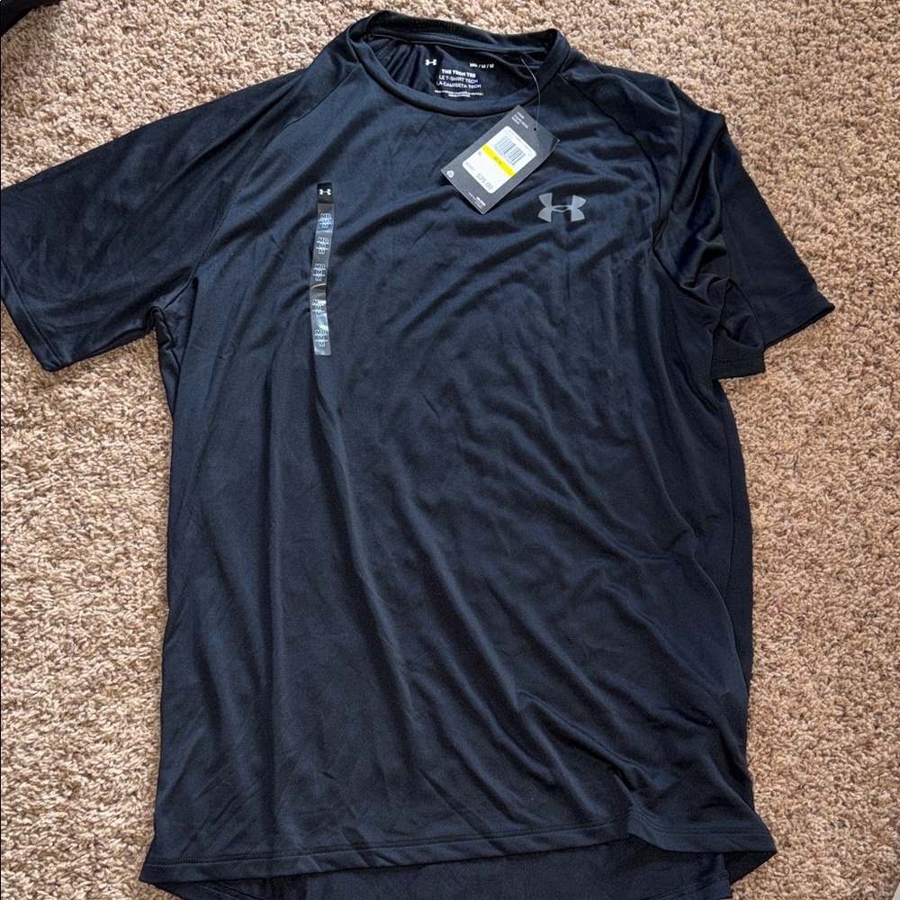 Under Armour Men's Jet Black Short Sleeve Tee